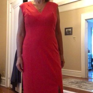 Dress size 12 Tahari Sunset Red